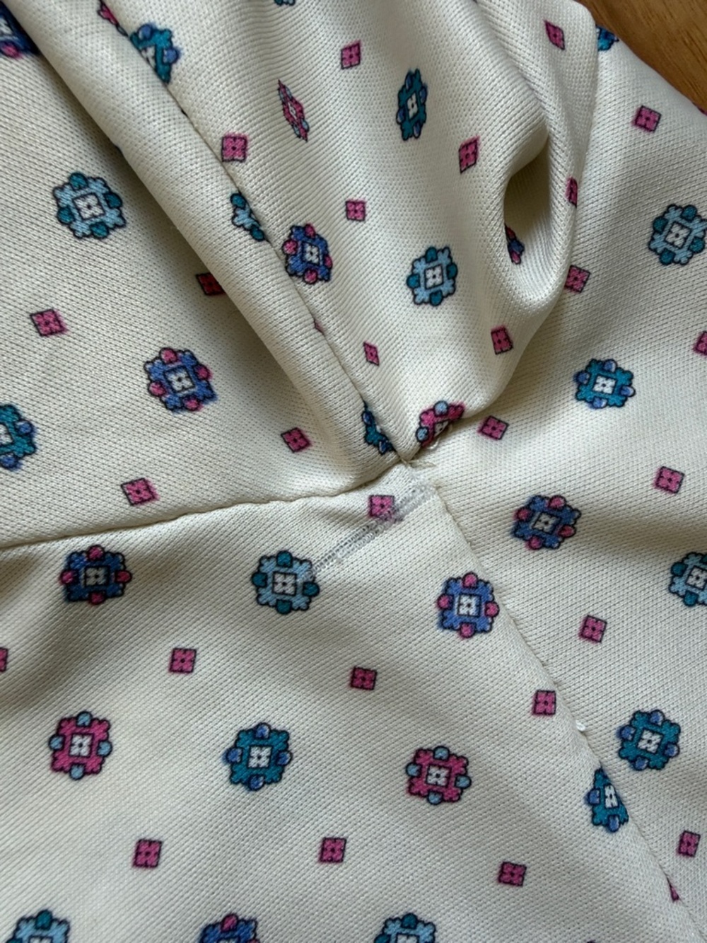 Vintage Floral Day Dress. Button Down Cottage Core Long Sleeve Casual Dress - Picture 12 of 12